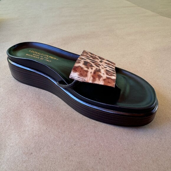 Donald Pliner Fifi Animal Print Sandals Size 7 - Picture 3 of 8